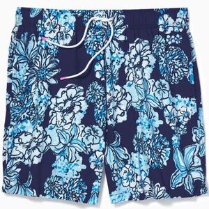NWT Lilly Pulitzer Men’s Capri Swim Trunks (Low Tide Navy)